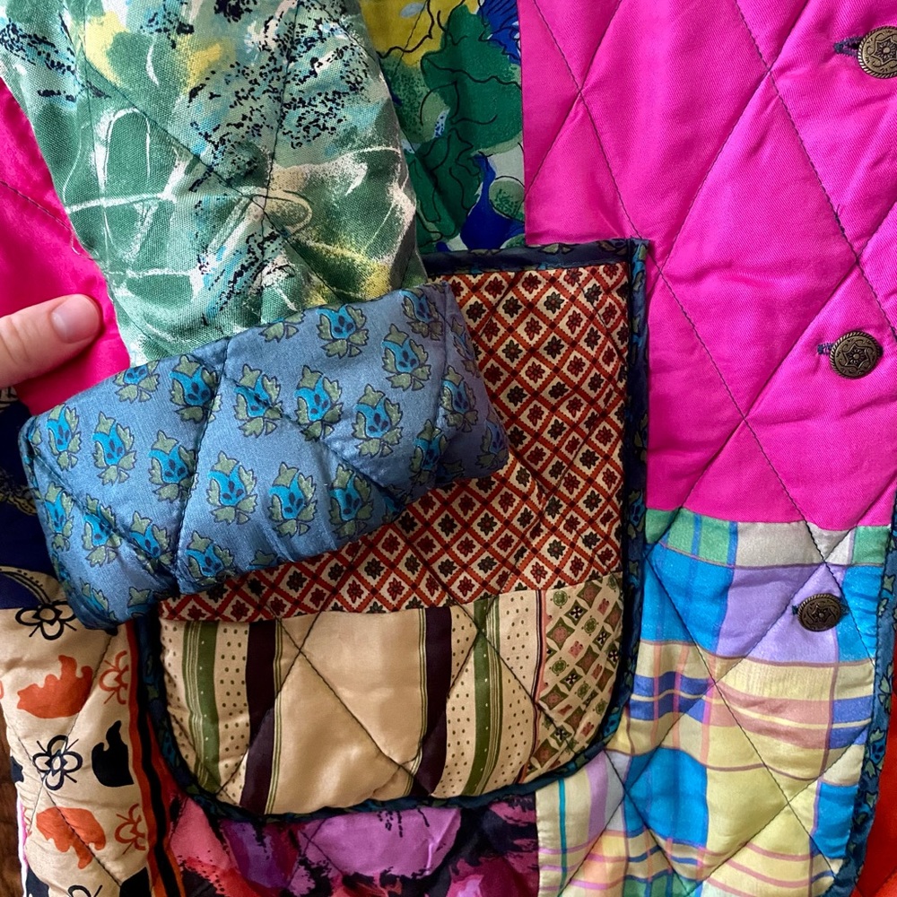 Patchwork Quilted Lightweight Jacket - image 5